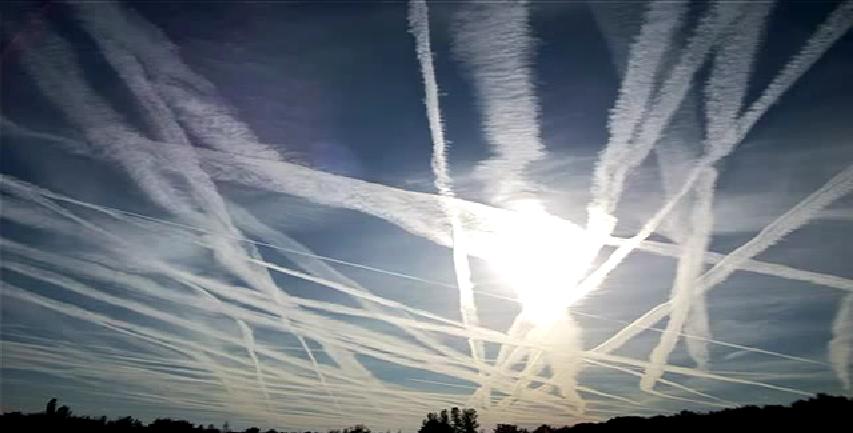 Chemtrails in the sky