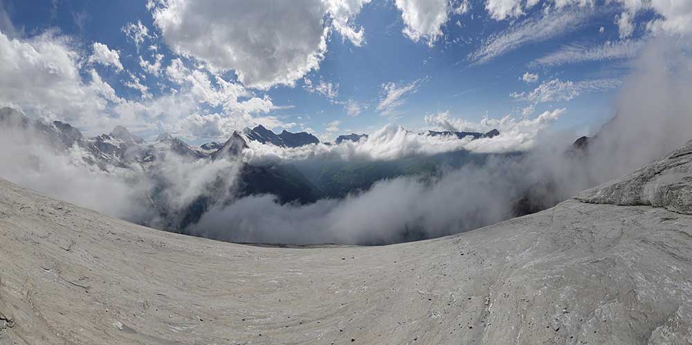 glijbaan naar de wolken