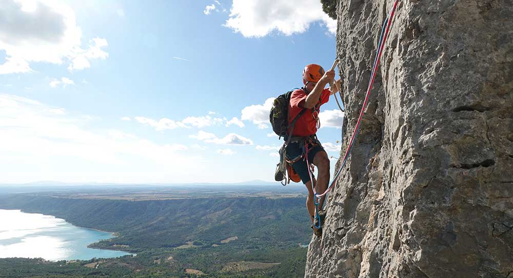 klimmen in de Verdon