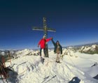 Erik Tanghe op de top van de Wildspitze