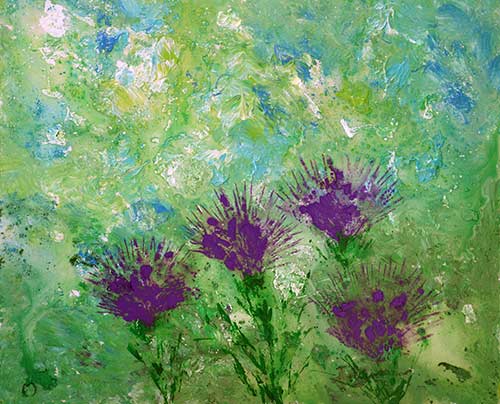 Purple Thistles