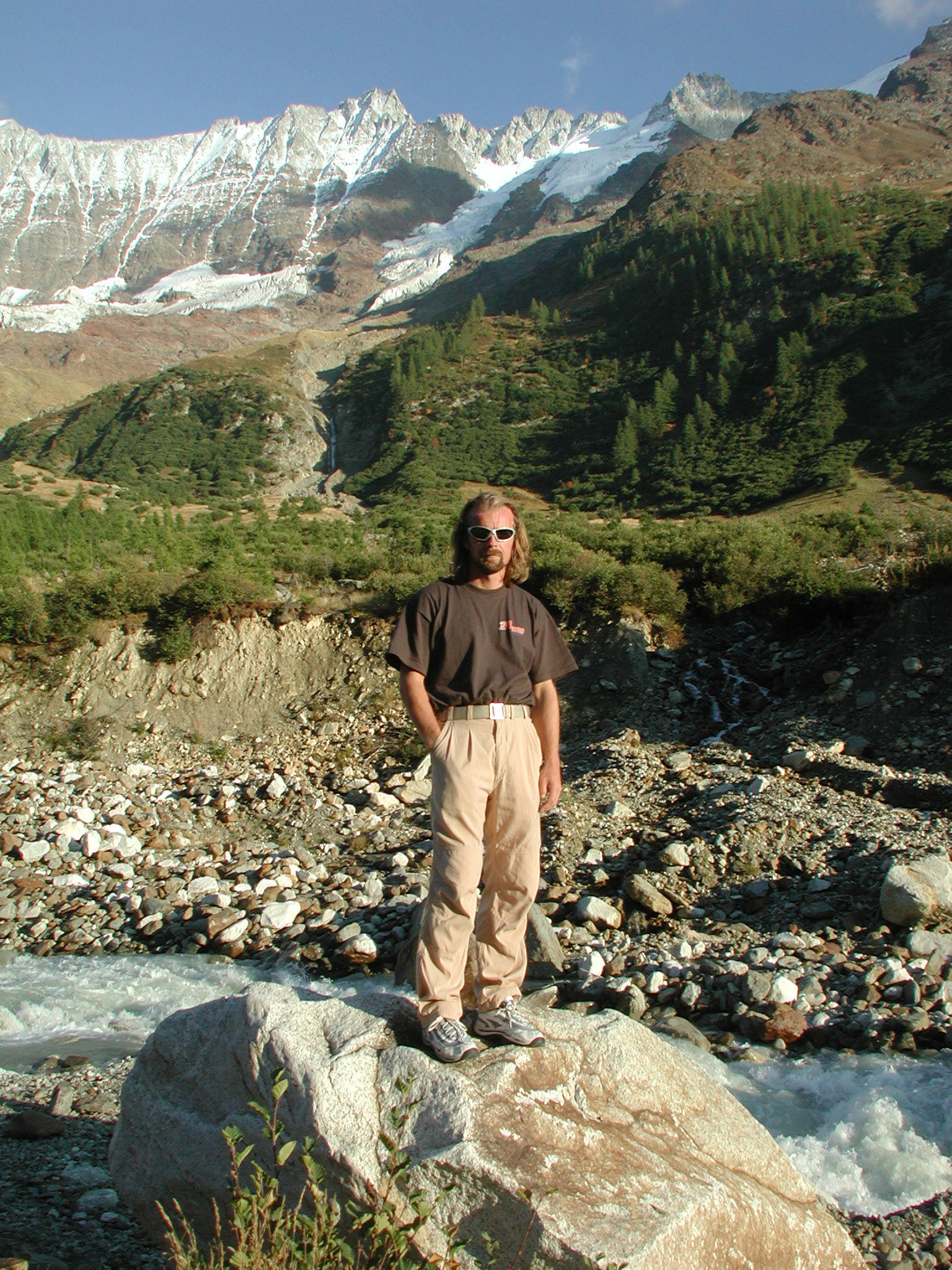 Erik Tanghe in Lotschental, one of his favorite places in Switzerland