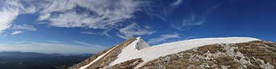 summit of the Grand Veymont, highest poiunt of the Vercors,  France