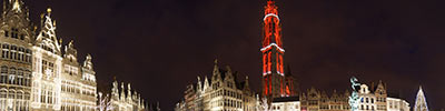 Grote Markt around Christmas