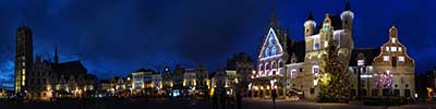 Central Marketplace of Mechelen aroudn newyear 2021-2022