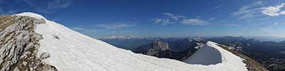 summit of the Grand Veymont, highest poiunt of the Vercors,  France