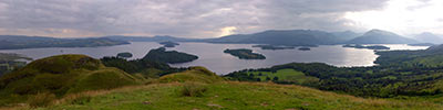 View of Loch Lomond from Conic Hill, Balmaha, Scotland