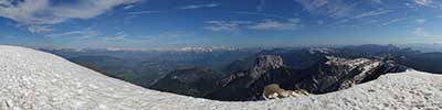 summit of the Grand Veymont, highest poiunt of the Vercors,  France