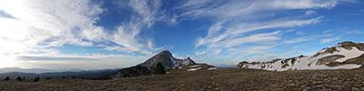 Grand Veymont, highest mountain of the Vercors, France