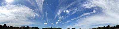 wispy clouds at Frijthout, Park in Hove